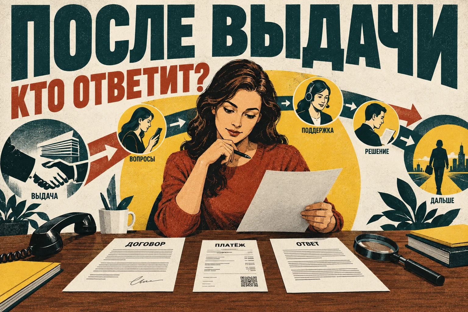 Заёмщик сверяет документы и официальный показатель жалоб после выдачи